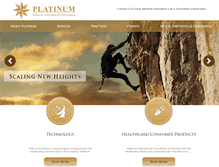 Tablet Screenshot of platinumic.com